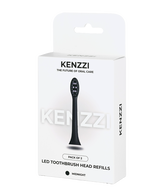 LED Whitening Replacement Brush Head Refills 2 Pack - Midnight