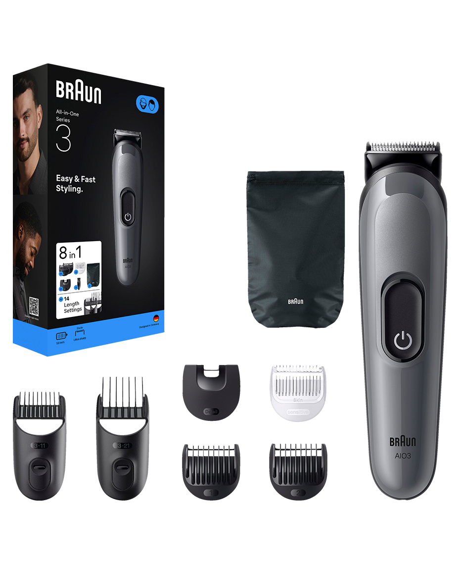 Braun | Series 3 8-in-1 All-in-One Grooming Kit | Shaver Shop