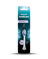 Sonicare S2 Sensitive Brush Head Refills 2 Pack - White