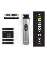 Stainless Steel sUper-close+ Trimmer - Silver
