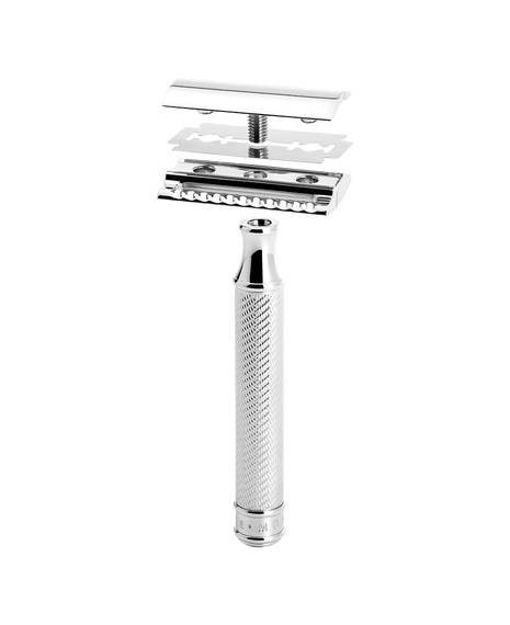 TRADITIONAL Closed Comb Safety Razor - Chrome