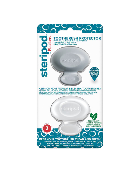 Toothbrush Protector 2 Pack - Peppermint
