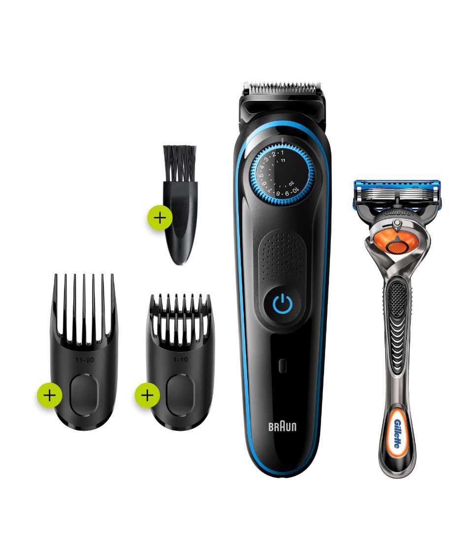 Braun | Series 5 Beard Trimmer with Gillette ProGlide Razor | Shaver Shop