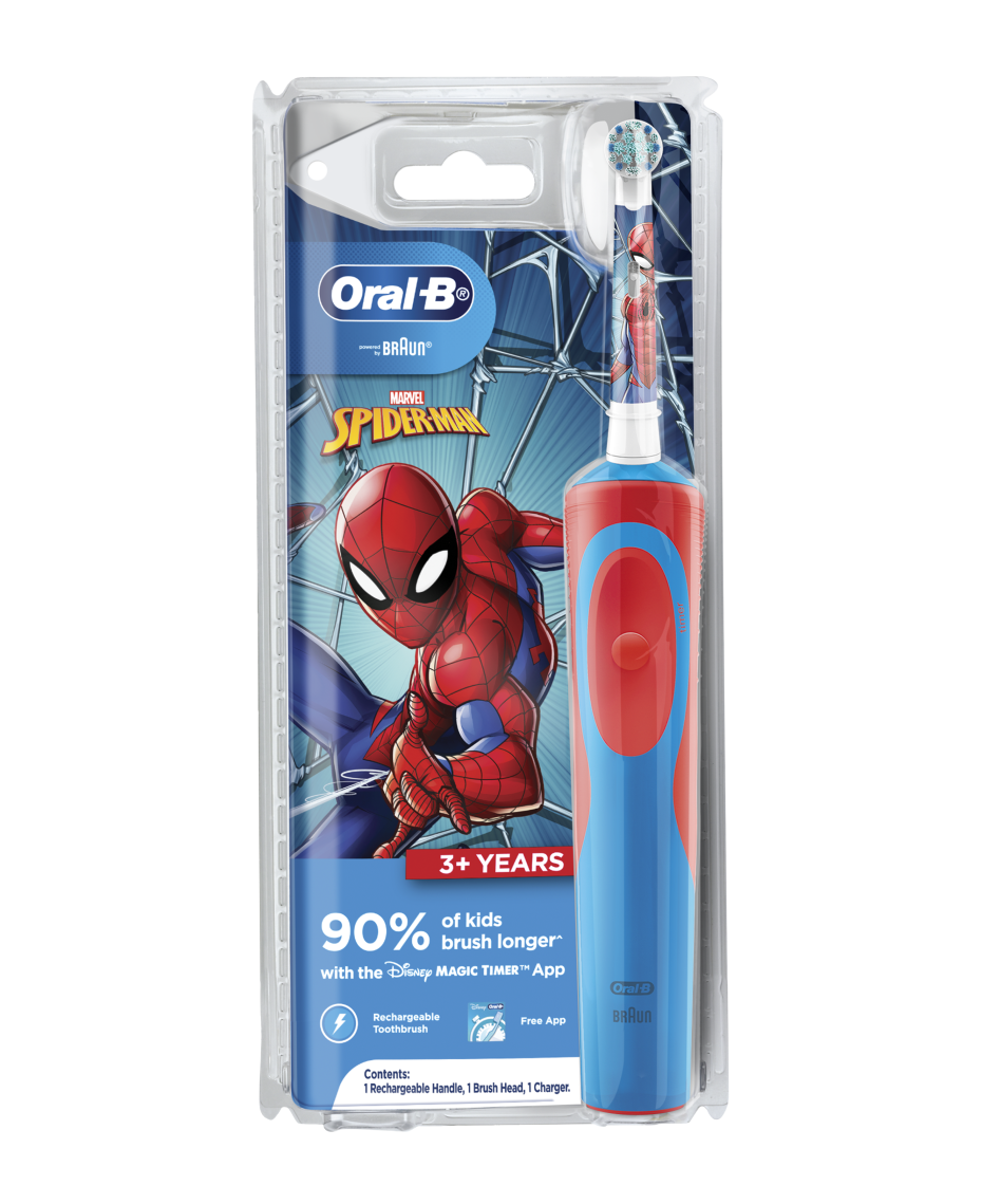 Oral-B | Kids Vitality Marvel Spider-Man Electric Toothbrush | Shaver Shop