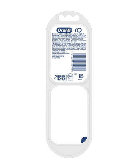 iO Ultimate Clean Replacement Brush Heads 4 Pack - White