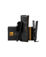 gold professional hair straightener gift set - limited edition