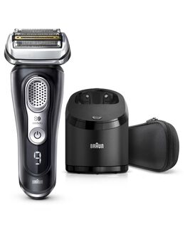 Series 9  Latest Generation Wet & Dry Electric Shaver with Clean&Charge Station and Fabric Travel Case