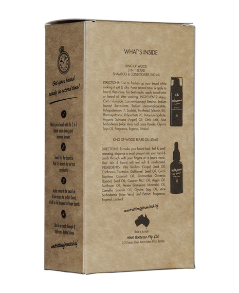Beard Care Twin Pack - King of Wood