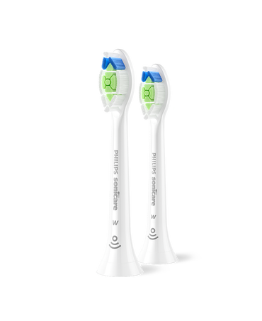 Sonicare W2 Optimal White Brush Head Refills 2 Pack - White