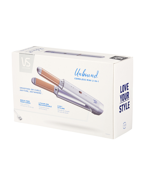 Unbound Cordless 2-in-1 Straightener and Curler