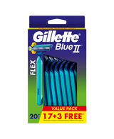Blue II Razor 20 Pack