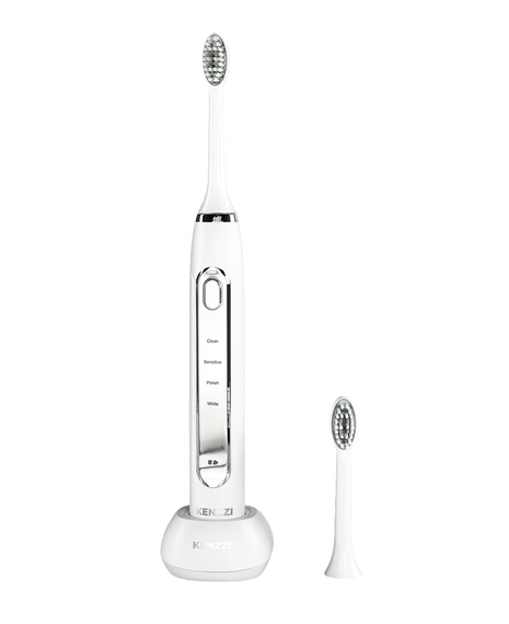 LED Whitening Sonic Electric Toothbrush - Coconut Milk