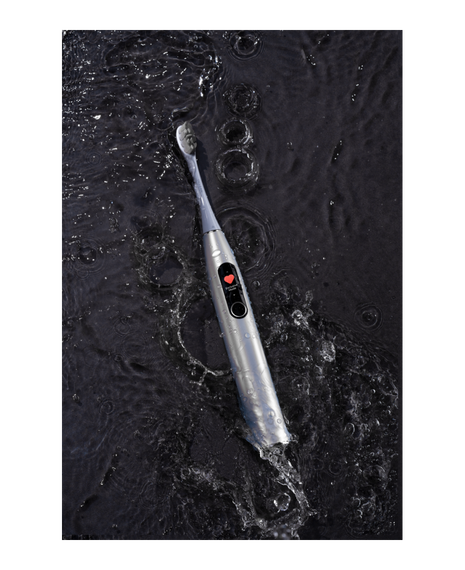 X Pro Digital Sonic Electric Toothbrush - Silver with 2 Replacement Brush Head Refills