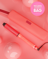 Chronos Curve Max Wand Hair Curler in Candy Coral - Limited Edition