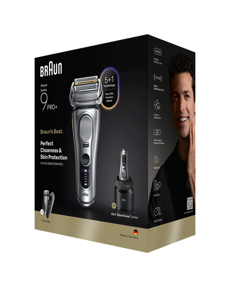 Series 9 PRO+ Wet & Dry Electric Shaver with 6-in-1 SmartCare Center & PowerCase