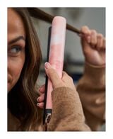 platinum+ hair straightener in pink peach – limited edition