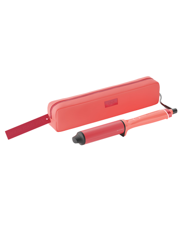 Chronos Curve Max Wand Hair Curler in Candy Coral - Limited Edition