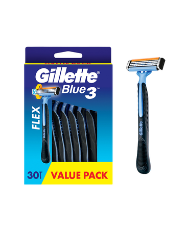 Blue 3 Razor 30 Pack