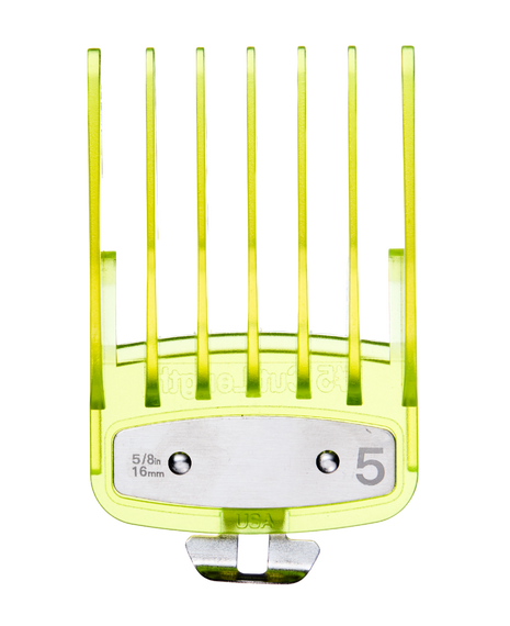 Hair Clipper Guide Comb #5 - 16MM - Yellow