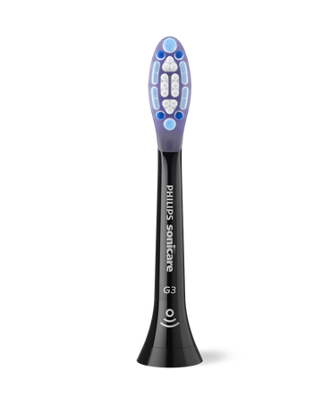 Sonicare G3 Premium Gum Care Brush Head Refills 2 Pack - Black
