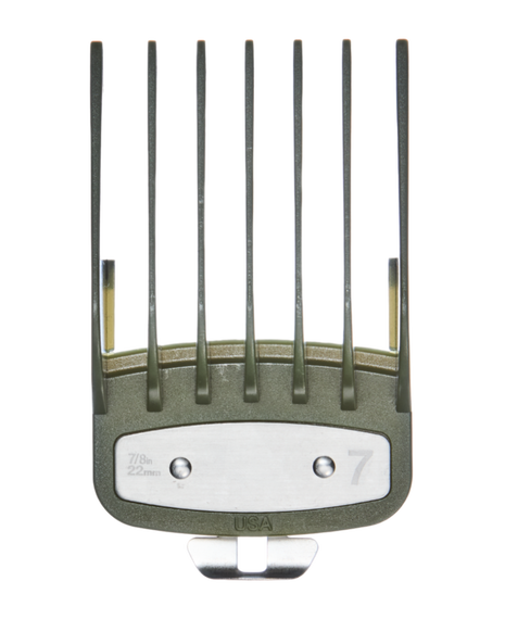 Hair Clipper Guide Comb #7 - 22MM - Dark Green