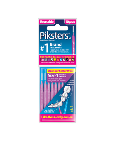 Interdental Brushes 10 Pack - Size 1