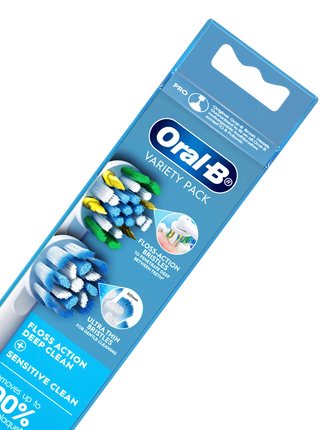 Variety Brush Head Refills 4 Pack