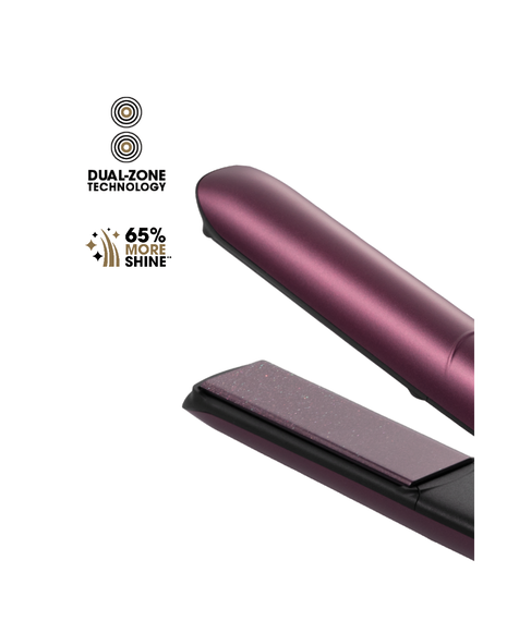 gold professional hair straightener in cherry chic - limited edition