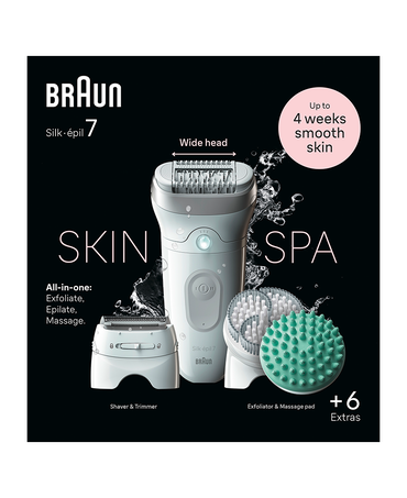Silk-&eacute;pil 7 SkinSpa Epilator with 7 Extras