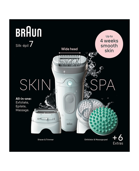 Silk-&eacute;pil 7 SkinSpa Epilator with 7 Extras