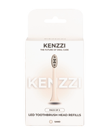 LED Whitening Replacement Brush Head Refills 2 Pack - Sand