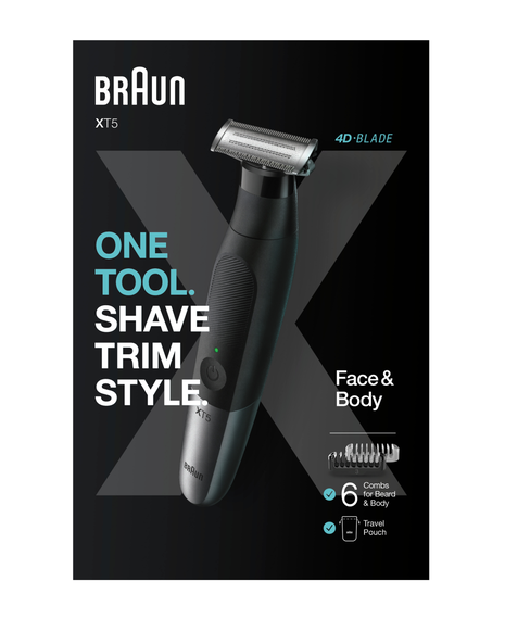 Series X Wet & Dry All-In-One Groomer with 6 Attachments & Travel Pouch