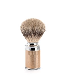 Silver Tip Shaving Brush - Rose Gold