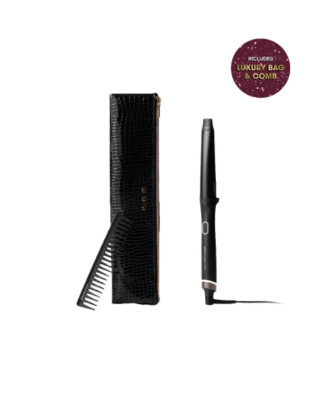 chronos curve conical wand hair curler gift set - limited edition