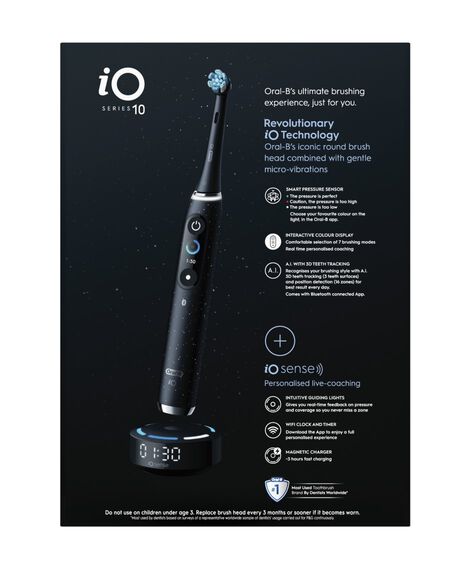iO10 Electric Toothbrush with Travel Case