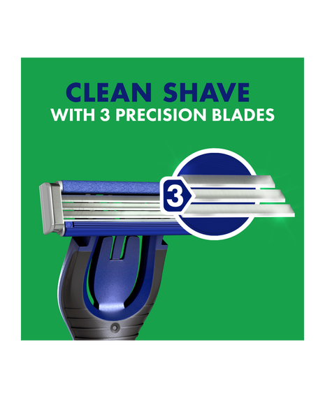 Solo 3 Razor with Blades Refill 16 Pack