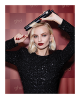 gold professional hair straightener gift set - limited edition