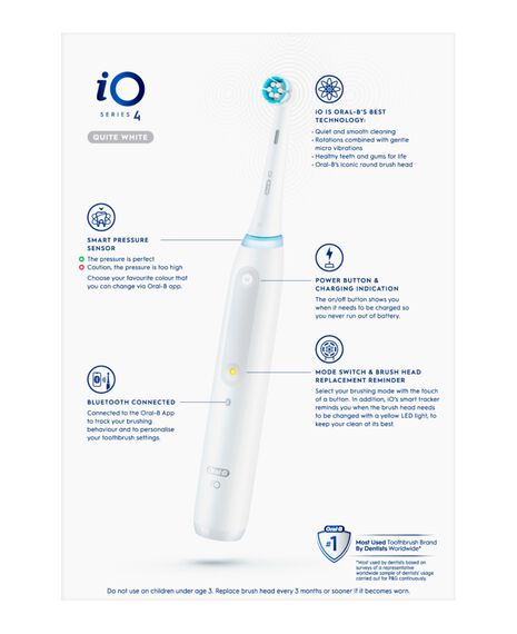 iO4 Electric Toothbrush - White