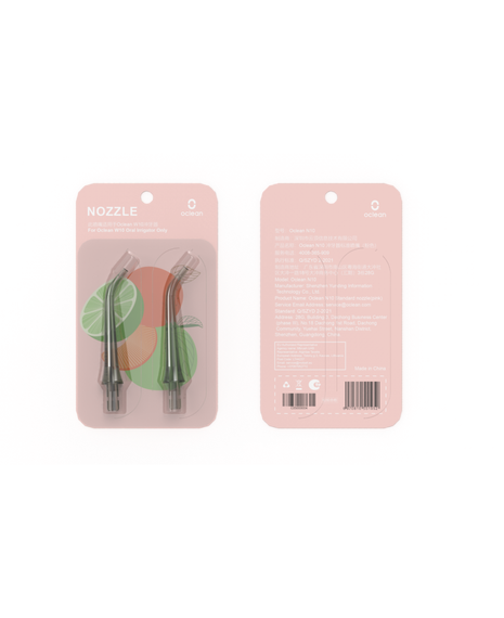 W10 Water Flosser Replacement Nozzle Refills 2 Pack - Pink