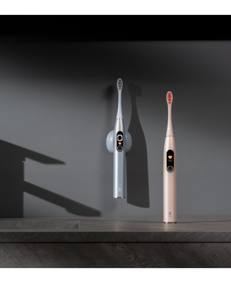 X Pro Digital S Sonic Electric Toothbrush - Gold with 4 Replacement Brush Head Refills