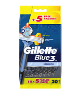 Blue 3™ Razor 20 Pack