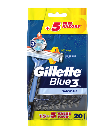 Blue 3™ Razor 20 Pack