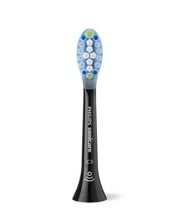 Sonicare C3 Premium Plaque Defence Brush Head Refills 2 Pack - Black