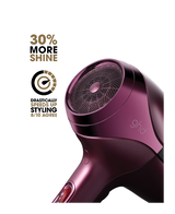 helios professional hair dryer in cherry chic - limited edition