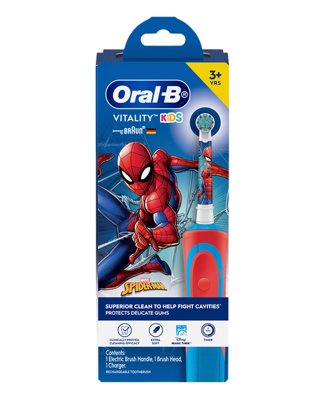 Kids Vitality Marvel Spider-Man Electric Toothbrush