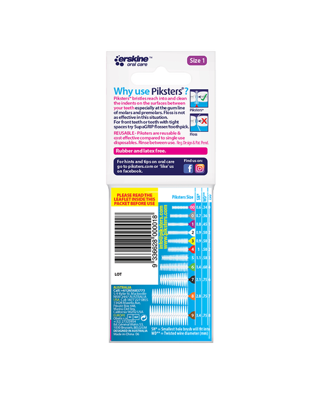 Interdental Brushes 10 Pack - Size 1