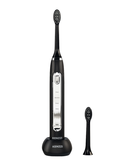 LED Whitening Sonic Electric Toothbrush - Midnight