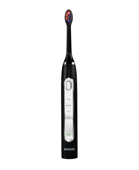 LED Whitening Sonic Electric Toothbrush - Midnight