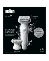 Silk-épil 9 3D Epilator with 4 Extras