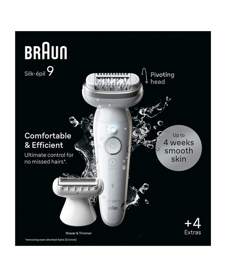 Silk-épil 9 3D Epilator with 4 Extras